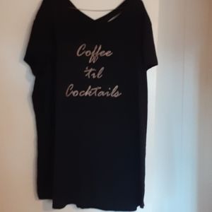 Cute Black Shirt Sixe 2×